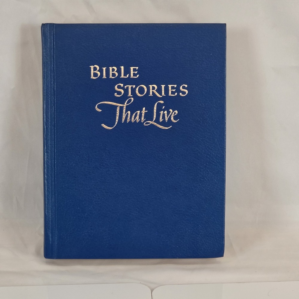 Vintage 1966 Bible Stories That Live Hardcover Patricia Summerlin Martin...